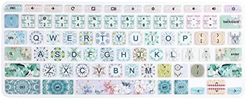 Silicon Keyboard Cover for Lenovo Chromebook C330 11.6" 2019/2018 /ChromebookFlex 11 /Chromebook N20 N21 N22 N23 100e 300e 500e 11.6"/Chromebook N42 N42-20 14 inch, Bohemian Pattern