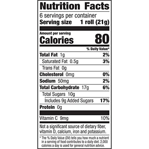 Fruit by the Foot Fruit Flavored Snacks, Variety Pack, 4.5 oz, 6 ct