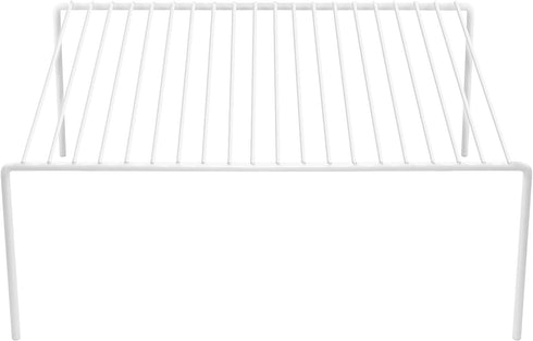 iPEGTOP Freezer Cabinet Storage Shelf Rack, Medium (13 x 9.4 Inch) Steel Metal Frame Kitchen Organizer Space Saver for Fridge Pantry Shelves Counter - 2 Pack