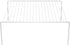 iPEGTOP Freezer Cabinet Storage Shelf Rack, Medium (13 x 9.4 Inch) Steel Metal Frame Kitchen Organizer Space Saver for Fridge Pantry Shelves Counter - 2 Pack