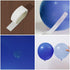 Nalwort Macaron Blue Balloon Kit 135PCS 18In 12In 5In Navy Blue Metallic Gold Balloon Arch Garland For Festival Picnic Family Engagement, Wedding, Birthday Party, Blue Theme Anniversary Celebration Decoration