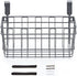 EZOWare Over the Cabinet Door Hanging Organizer Holder, Wall Mountable Deep Metal Storage Basket for Household Kitchen Bathroom Pantry Items (Medium)