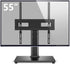 Rfiver Universal Table Top TV Stand TV Base Replacement for Most 27 30 32 39 40 42 43 49 50 55 inch LCD LED Plasma Flat Screen TVs, Vesa Mount Holds up to 88lbs, Height Adjustable and Cable Management