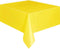 Mountclear 12-Pack Disposable Plastic Tablecloths - 54 x 108 Inch Size Table Cloth Ideal Rectangular Table Covers for Any Tables Upto 8 Feet Long Easy Clean-up of Post-Event Mess (Yelow)