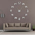 The Geeky Days Video Game Controllers DIY Large Wall Clock Game Room Decor Modern Design Freamless Giant Wall Clock Game Boys Room Wall Watch (Silver)