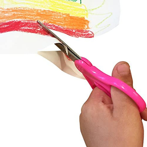 Westcott Scissors For Kids, 5’’ Pointed Safety Scissors, Assorted, 6 Pack (16455)