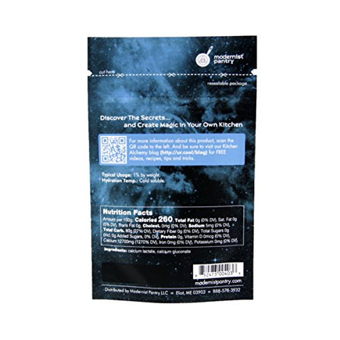 Pure Calcium Lactate Gluconate ? Vegan ? OU Kosher Certified - 50g/2oz