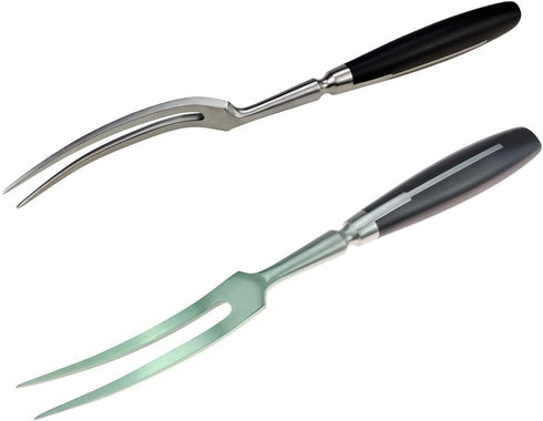 Kakamono Carving Fork Stainless-Steel Curved Meat Fork 12"