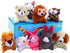 ThinkMax 24 Pack Mini Plush Animals Toy Assortment, Small Stuffed Animals in Bulk for Kids Party Favor, Easter Eggs Fillers