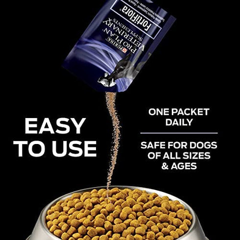 Purina FortiFlora Probiotics for Dogs, Pro Plan Veterinary Supplements Powder Probiotic Dog Supplement – 30 ct. box