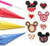 122Pieces Tipless Piping Bags - 100pcs Disposable Piping Pastry Bag for Royal Icing/Cookies Decorating - 10 Pastry Bag Ties,10 Clips &2 Scriber Needle - Best Cookie/Cake Decorating Tools (14 inch)