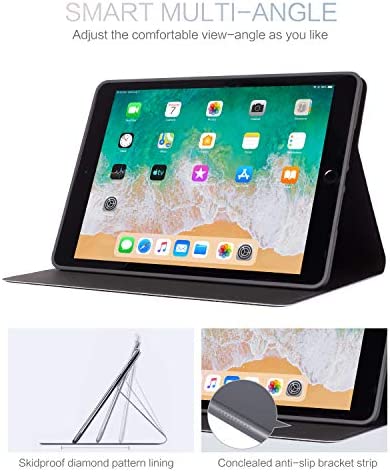 Lalumix iPad 9th Generation Case / iPad 8Th Generation Case / iPad 7Th Generation Case,iPad 10.2 inch case for Kids Multi-Angle Viewing Auto Wake/Sleep Adjustable Stand Cover Abstract Oil Painting