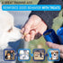 TreatPod Leash Treat Holder and Poop Bag Dispenser (Blue) - 2 in 1 Dog Waste Bag Dispenser and Treat Container, Includes 15 Eco Friendly Extra Strength Bags