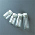 10Pcs Glass Sealed Bottle with Screw Aluminum Cap Clear Tiny Empty Sample Vials Glass Jars Containers Cute Wishes Bottle (15ml)