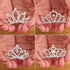 Bingcute 12Pcs Girl Princess Rhinestone Tiara Crown with Comb For Princess Party Favors tiaras and crowns for little girls