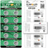 SURPOWER 10 -Pack CR1225 3V Battery for Thermometer CR 1225?5-Year Warranty?