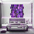 WOONKIT Purple Wall Collage Kit Aesthetic Pictures, Wall Decor for Bedroom Aesthetic, Photo Wall Collage, Room Decor for Teen Girls, Purple Wall Decor, Collage Kit, Trendy Teen, 50PCS 4x6 INCH