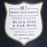 Manly Indulgence Black Pine & Oak Moss Scented Jar Candle, Signature Collection, Soy Wax Blend, Wooden Wick, 15oz, Gray