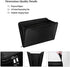 Expanding File Folder Important Document Organizer Fireproof & Waterproof Document Bag with A4 Size 3 Pockets Zipper Closure Non-Itchy Silicone Coated Portable Filing Wallet Pouch(14.3inx9.8inx1.6in)