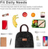 BALORAY Lunch Bag for Women Men Insulated Lunch Box for Adult Reusable Lunch Tote Bag for Work, Picnic, School or Travel (Black Starry)