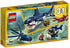 LEGO Creator 3in1 Deep Sea Creatures 31088 Building Toy Set for Kids, Boys, and Girls Ages 7+ (230 Pieces)