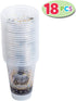 JOYIN Graduation Party Supplies Set with 18 Pcs Plastic Cups, 18 Pcs 9" Plates, 36 Pcs 6.5"X6.5" Napkins, Tablecover (54"x72") and Banner (36"x70")