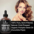 Organic Pumpkin Seed Oil For Hair Growth by Hair Thickness Maximizer. Pure, Cold Pressed, Vegan Pumpkin Seeds Extract to Stop Hair Loss For Men & Women. Hair Treatment Serum. Replenish Hair Follicles