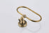Flybath Oval Towel Ring Antique Brass Exquisite Pattern Carving Hanger Hand Towel Holder for Bathroom Kitchen Accessories Wall Mounted, Brushed Bronze