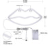 Fiee Pink Lip Shaped Neon Signs,Led Safety Art Wall Decoration Lights Neon Lights Night Table Lamp with Battery Powered/USB for Kids Gift,Baby Room,Wedding(Pink Lip)