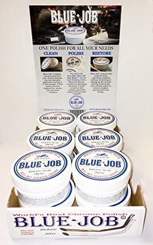 Blue-Job Chrome Polish - Perfect for Your Motorcycle! One Polish for All Your Needs