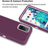 Tiflook for Samsung Galaxy S20 FE 5G Case, Heavy Duty Shockproof Armor Protective Hard Plastic Cover + Silicone Bumper Dual Layer Hybrid Phone Case for Samsung Galaxy S20 Fan Edition, Pinkish Purple