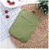 Anyi Pot Holders for Kitchen Heat Resistant, Cotton Hot Pads for Kitchen Counter Table, Green Kitchen Pot Holders with Pocket