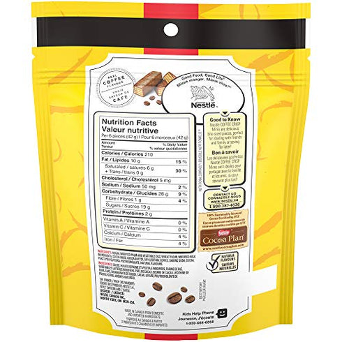 COFFEE CRISP NESTLE Minis, 180g/6.3 oz. Bag {Imported from Canada}