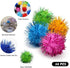 Rimobul 50PCS 1.5 INCH Sparkly Cat Toys Extra Large Cat's Favorite Chase Glitter Ball Toy Sparkle Pom Pom Balls