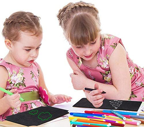 10 Pieces Unfinished Hanging Wood Sign Rectangle Blank Wooden Plaque Blank Hanging Wooden Slices Banners with Ropes for Pyrography Painting Writing DIY Home Crafts Supplies (Black)