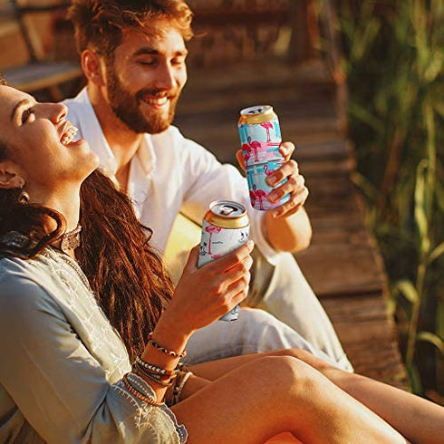 Skinny Can Cooler For Slim Cans (12 Pcs) Slim Can Cooler Slim Can Insulator Skinny Can Cooler Beer Coolers For Cans Slim Tall Can Cooler Can Coolers Hard Seltzer Cool