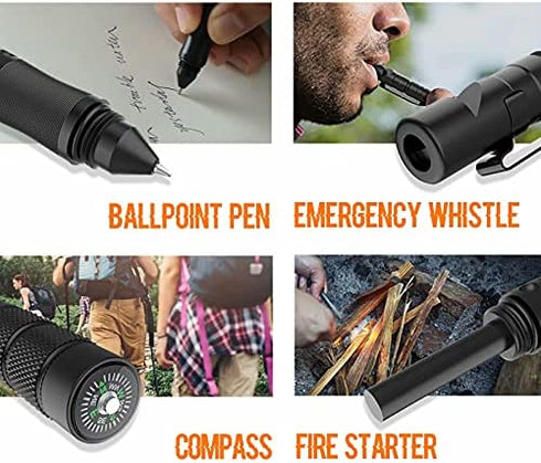 Valentine's Day Gifts for Him Husband Men Dad,Multitool Pen"I LOVE YOU",Christmas Stocking Stuffers Fathers Day Unique Gifts,Anniversary Birthday Gifts for Boyfriend,Cool Tool for Hiking Camping