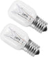 Microwave Light Bulb Stove Light Lamp Compatible with Whirlpool GE Kenmore LG Microwave, Dimmable with E17 Base 125V 40W, Repalcement for 8206232A, 2Pcs
