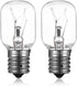 Microwave Light Bulb Stove Light Lamp Compatible with Whirlpool GE Kenmore LG Microwave, Dimmable with E17 Base 125V 40W, Repalcement for 8206232A, 2Pcs