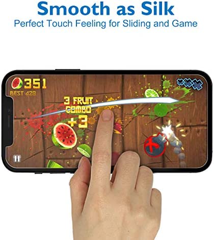 Mothca Matte Glass Screen Protector for iPhone 12 mini Anti-Glare & Anti-Fingerprint Tempered Glass Clear Film Case Friendly Easy Install Bubble Free for iPhone 12 mini 5.4-inch(2020) - Smooth as Silk