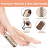 Foot File Foot Scrubber Pedicure - Callus Remover for Feet Easkep Professional Foot Grater Rasp Foot Scraper Corns Callous Removers Dry Skin Cracked Dead Skin Remover for Dry and Wet Feet (Golden)