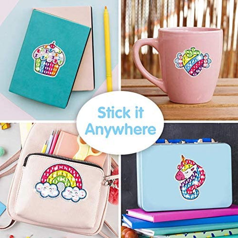 Giant Gem Diamond Painting Kit Arts and Crafts for Kids Ages 8-12 Make Your Own Diamond Art Kit Stickers and Suncatchers Craft Kits Suppliers for Boys and Girls Activities Age 4 5 6 7 8 9 10 11 12