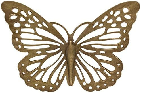 Gold Metal Butterfly Wall Decor