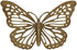 Gold Metal Butterfly Wall Decor