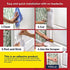 Panther Armor 3-Pack Door Protector from Dog Scratching - 3 x 40" x 8.2" Cat Scratch Door Frame Protector Anti Dog Scratch - Door Guard for Dogs Clear