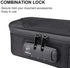 FIREDOG Smell Proof Bag with Lock, Carbon Lined Odor Proof Case Containers for Travel Storage (Black, 8x4x2.75 Inch)