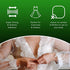 URSA Tape Sticky Strips, No-Residue Clear Fashion Tape for Costumes, Shoes and More, Body Tape for Delicate Skin, Double Sided Tape for Clothes and Medical Accessories, Pack of 60