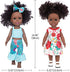 14.5 Inch Black Dolls and Black Baby Doll Clothes Accessories