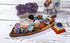 Top Plaza Bulk Amethyst Healing Crystals Rough Stones - Large 1" Natural Raw Stones Crystal for Reiki Healing, Wicca, Witchcraft, Tumbling, Cabbing, Fountain Rocks, Decoration, Polishing 0.5lb
