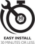 Design House 207738 Double Hook 5 Pack Oil Rubbed Bronze